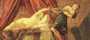 Jacopo Robusti Tintoretto Joseph and Potiphar's Wife Sweden oil painting reproduction
